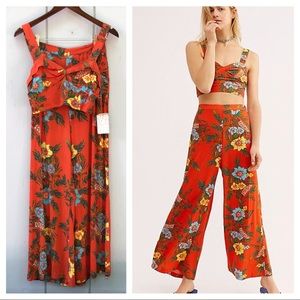 NWT Free People Bird of Paradise Top and Pants